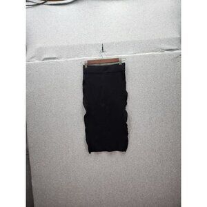 Leith Womens Black Bodycon Pencil Skirt S